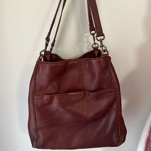 American Leather Co. Lenox Triple Entry Satchel